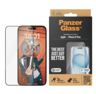 PanzerGlass iPhone 15 Plus Screen Protector EasyAligner - Uus