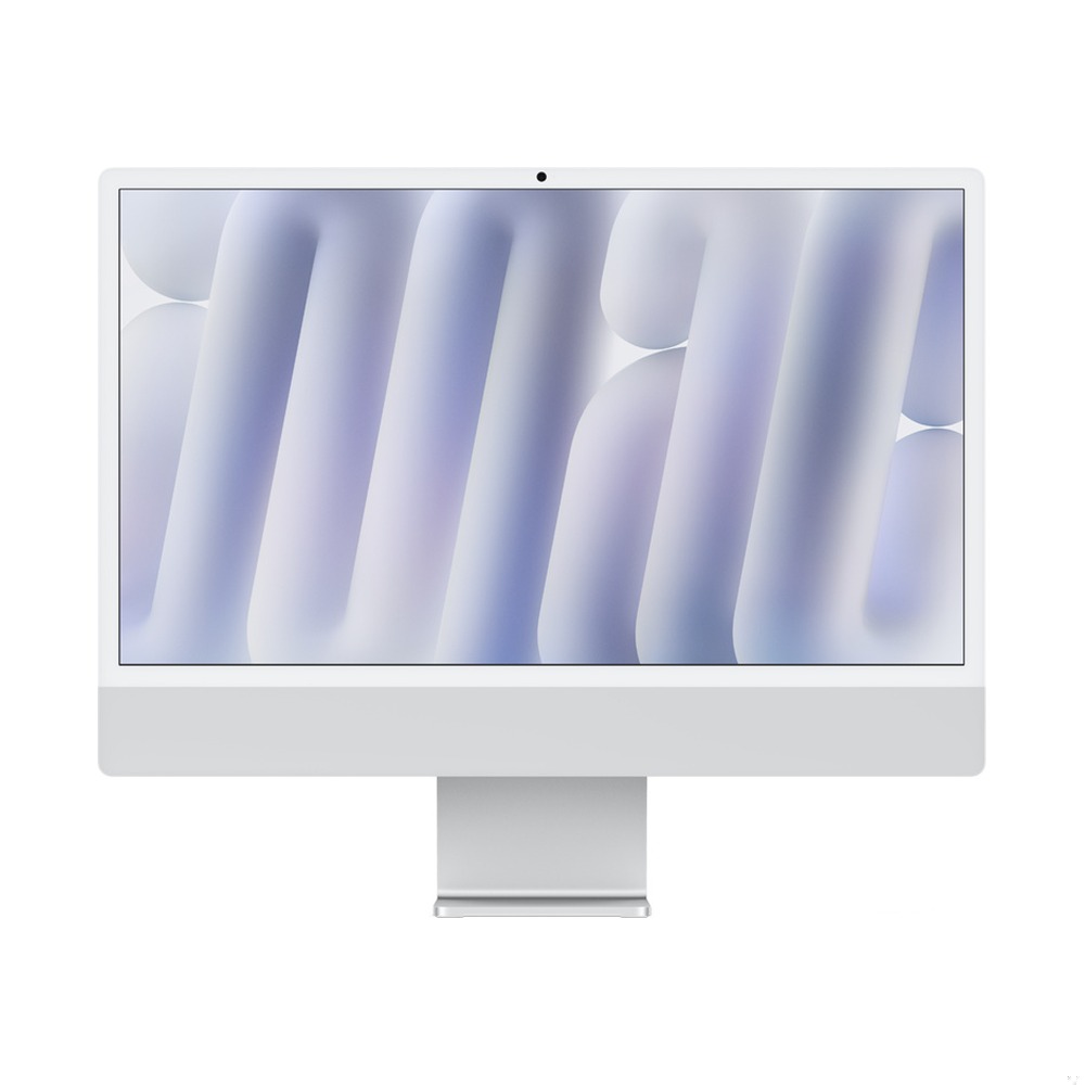 Apple iMac (Retina 4.5K, 24″ 2021, 2 TBT3 + 2 USB-C, M1) silver