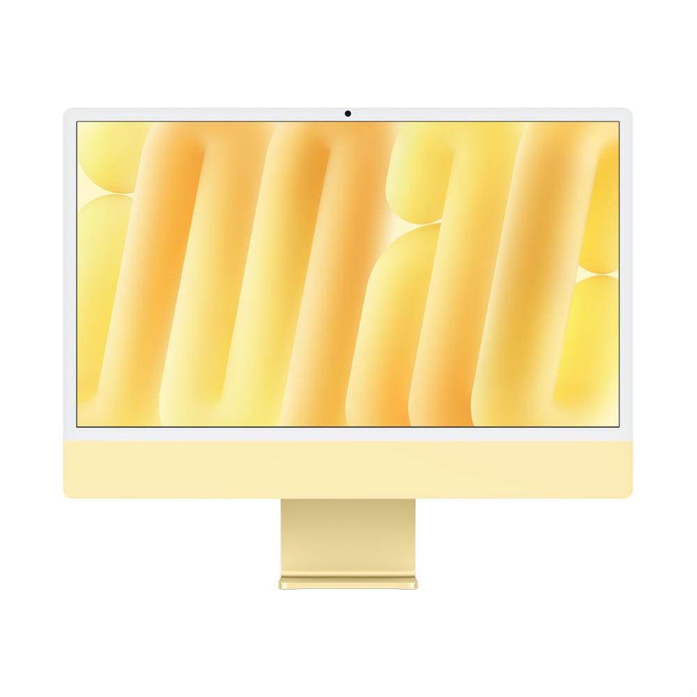 Apple iMac (Retina 4.5K, 24″ 2021, 2 TBT3 + 2 USB-C, M1) yellow