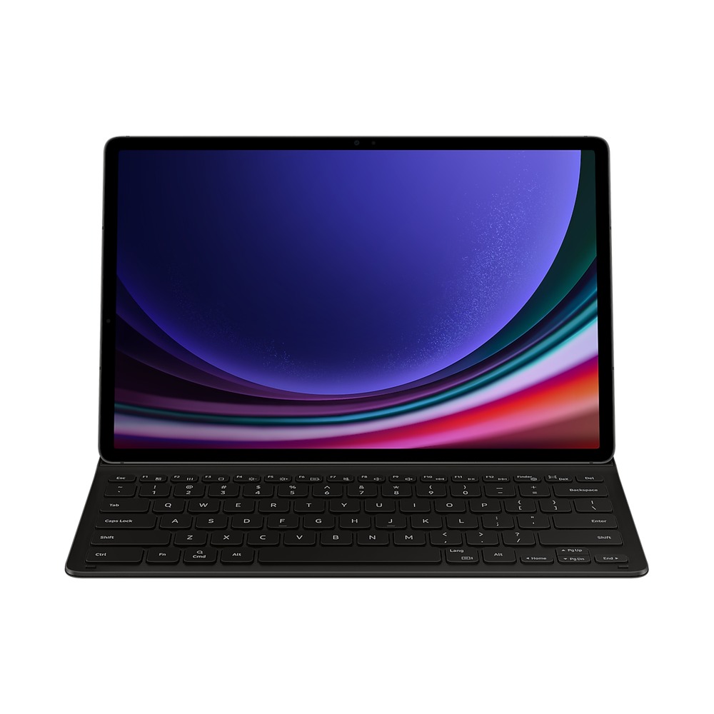 Samsung Galaxy Tab S10 Plus/S10 Plus 5G/ S9 Plus/ S9 FE Plus/ S9FE Plus 5G – Book Cover Keyboard – AI Key – Nordic black